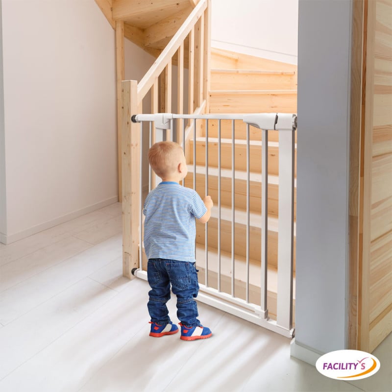 Barrière de sécurité escalier sans perçage pour enfant, bébé, chien