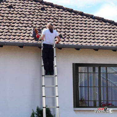 Échelle télescopique aluminium 3,2 M