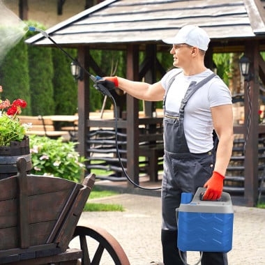 Pulvérisateur électrique 8 litres avec batterie 3,7V/2Ah et chargeur USB