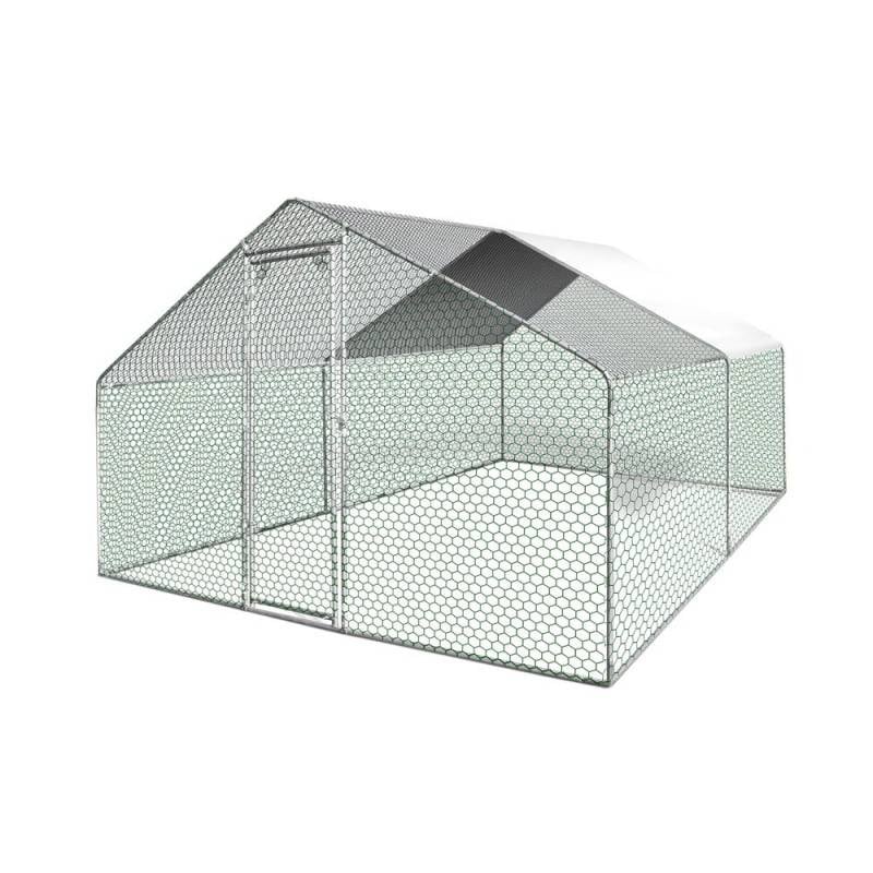 Enclos poulailler - Volière extérieure - Parc grillagé 12M²