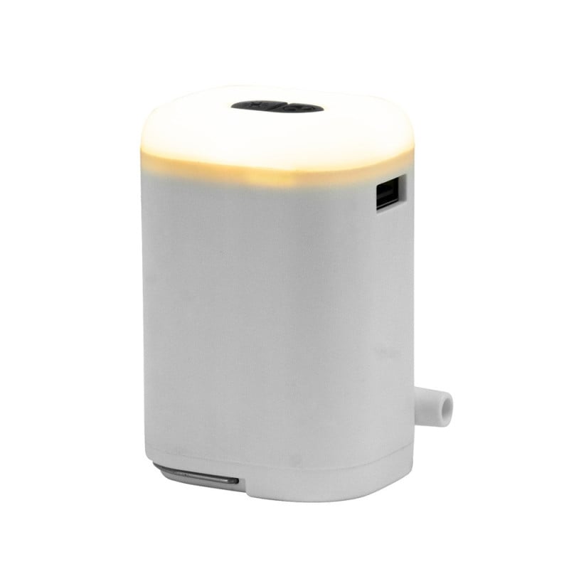 Gonfleur électrique portable avec lampe 1200 mAh