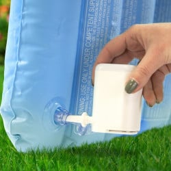 Gonfleur électrique portable avec lampe 1200 mAh