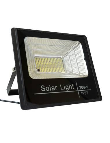 Projecteur solaire LED d’extérieur avec panneau solaire 150 LUMENS 45W