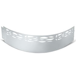 Bordures de jardin ajourées en acier galvanisé - Lot de 5