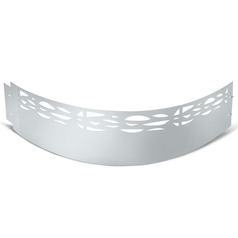 Bordures de jardin ajourées en acier galvanisé - Lot de 5