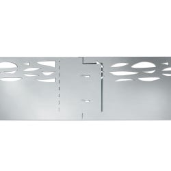 Bordures de jardin ajourées en acier galvanisé - Lot de 5