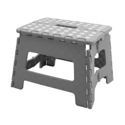 Marchepied Pliable en Plastique - Compact et Sécurisé, charge max 150kg