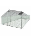 Enclos poulailler - Volière extérieure - Parc grillagé 18 m²