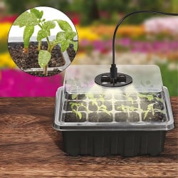 Plateau de germination pour semis avec lumière LED de croissance