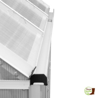 Serre de jardin aluminium et polycarbonate 12,25 M²