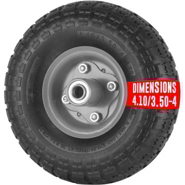 Roue gonflable pour chariot remorque