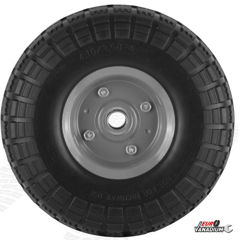 Roue increvable axe déporté 260 mm alésage 20 mm