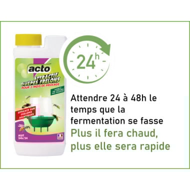 Attractif pour piège à frelons asiatiques ACTO