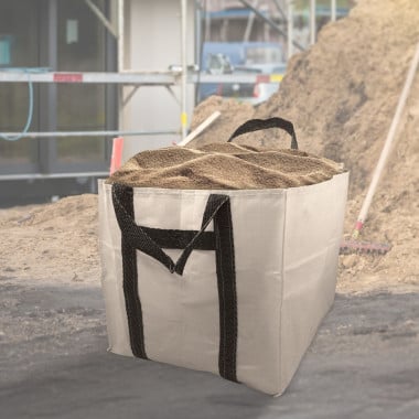 Sac à gravats big bag 80 kg - Idéal pour bricolage, jardinage et construction