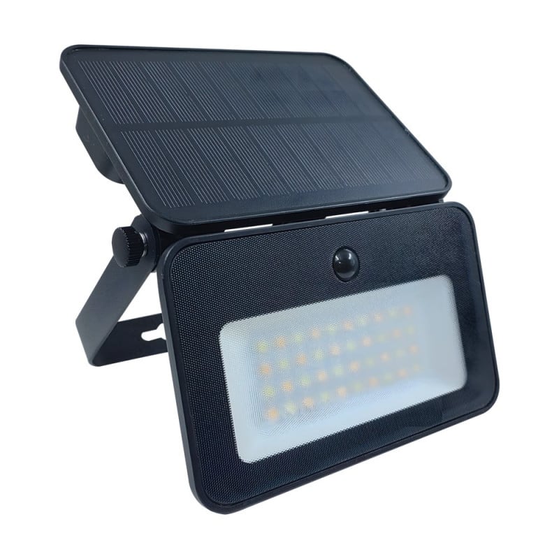 Projecteur extérieur solaire à LED avec détecteur de mouvement - 1000 lumens - IP65