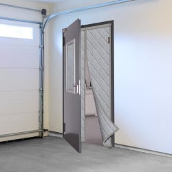 Rideau de porte thermique magnétique - Isolant froid/chaud - 90 x 200 cm