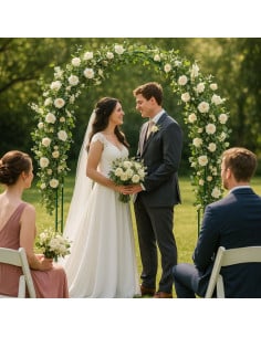Arche de jardin pour célébrer un mariage