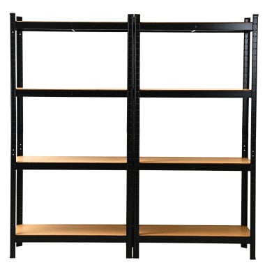 Double étagère charges lourdes en métal