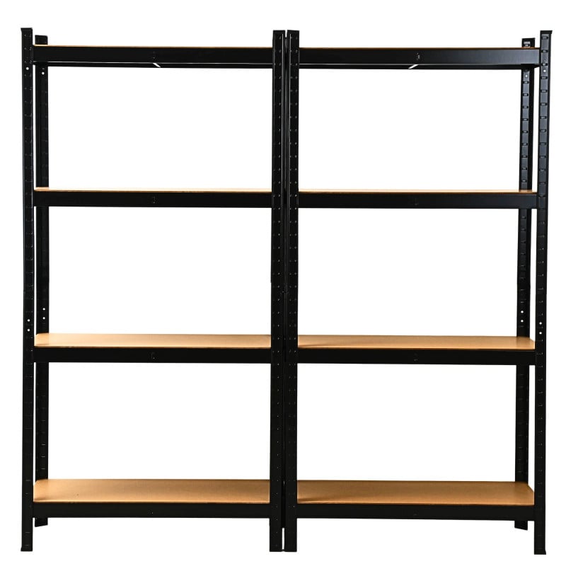 Double étagère charges lourdes en métal
