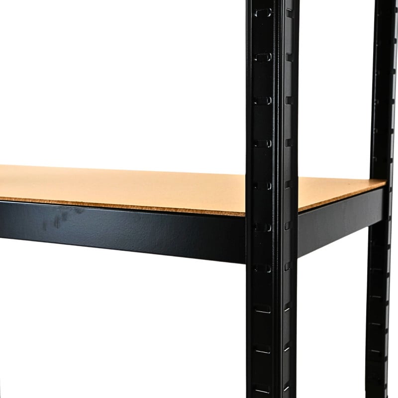 Double étagère charges lourdes en métal