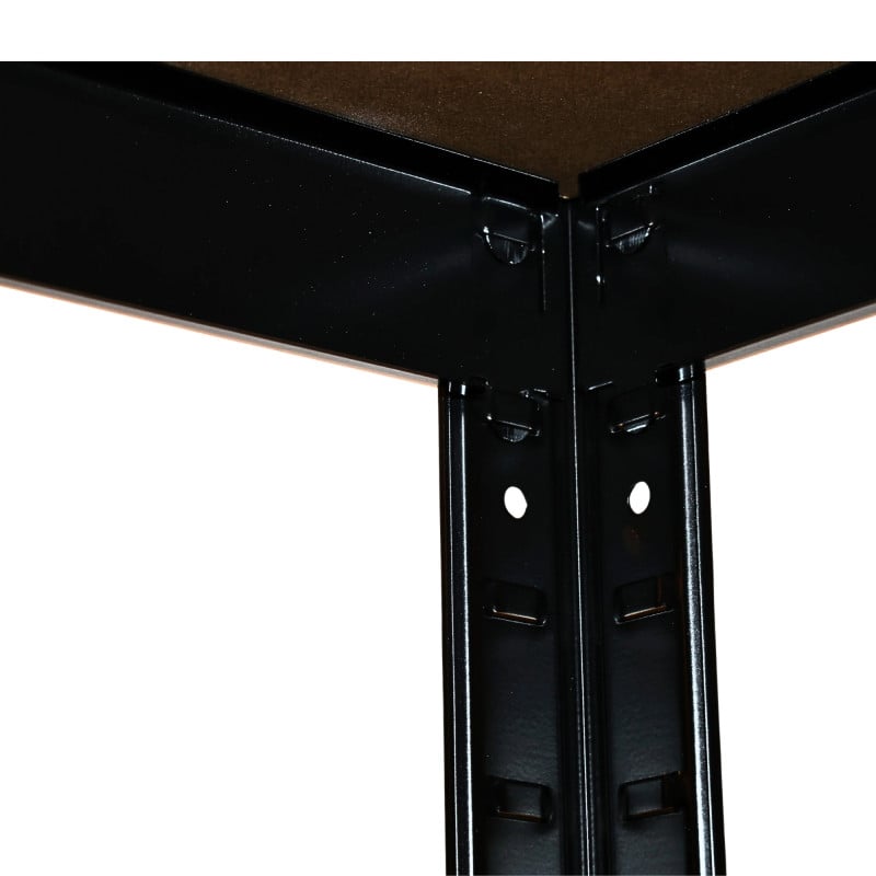 Double étagère charges lourdes en métal