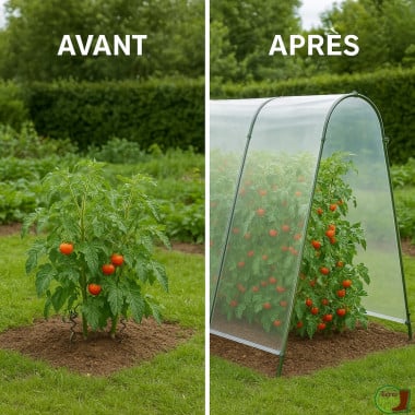 Serre à tomate Shopix pour accélérer la pousse des plants de tomate