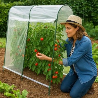 Récoltez vos tomates plus tôt avec la serre à tomates Shopix
