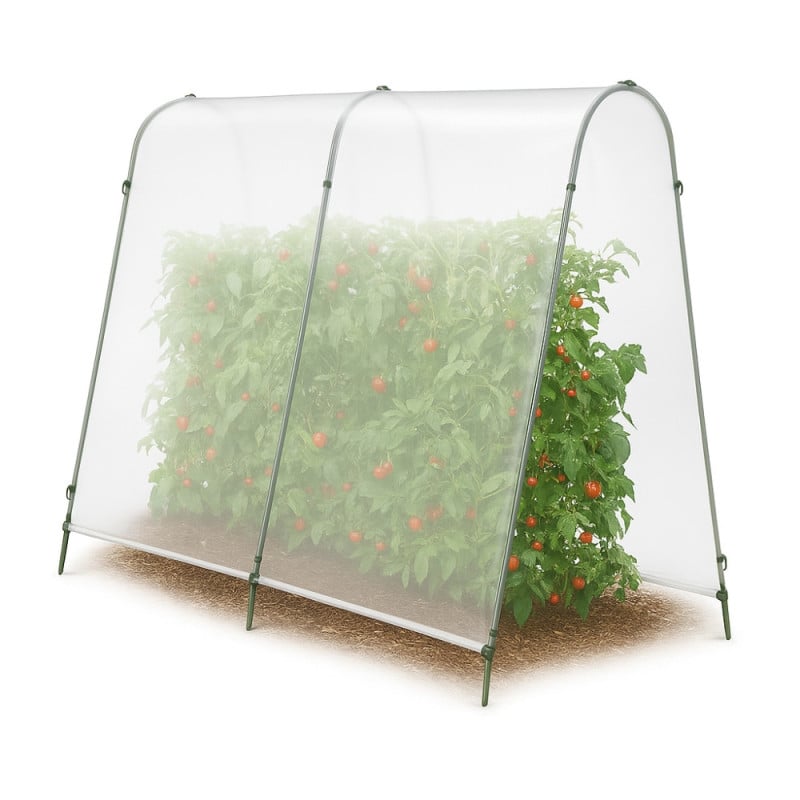 Serre à tomates avec bâche Shopix