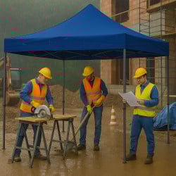 Tonnelle pliante 3 x 3 professionnelle, tente chapiteau pour marchés, foires...