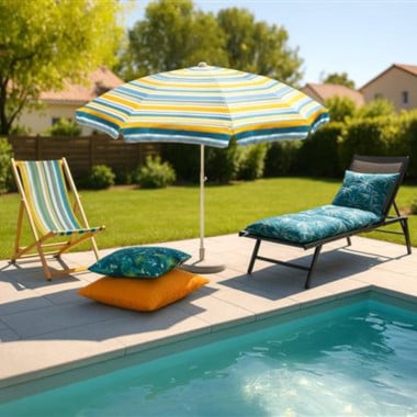 Coussin déco 40x40 cm Exotic - Confort et style tropical