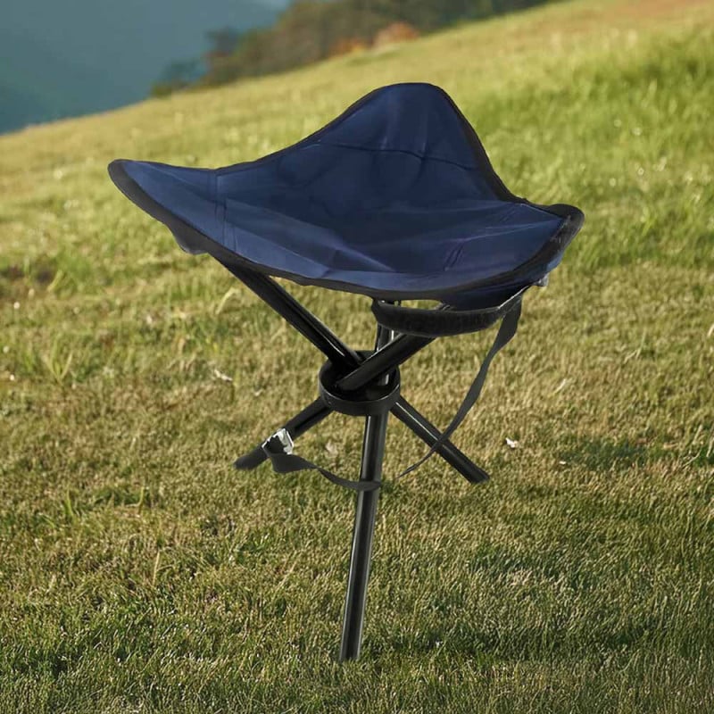 Tabouret pliant 3 pieds  – Compact et léger pour camping