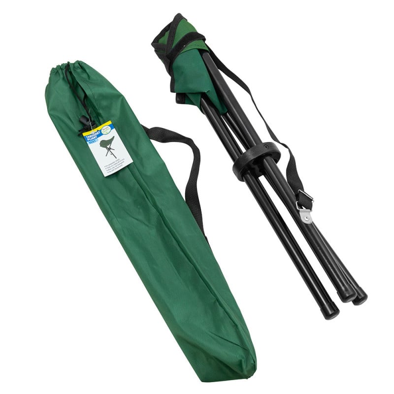 Tabouret pliant 3 pieds  – Compact et léger pour camping