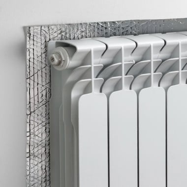 Isolant thermique en film aluminisé à bulles double face 33 mm d'épaisseur - 5 M X 60 CM