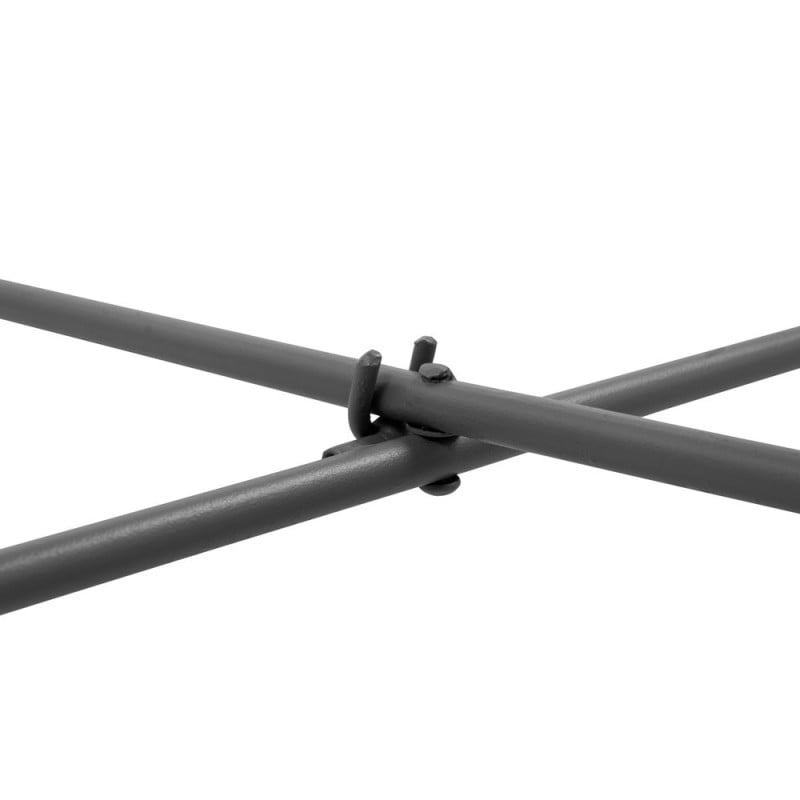 Table d’appoint ronde pliante en métal