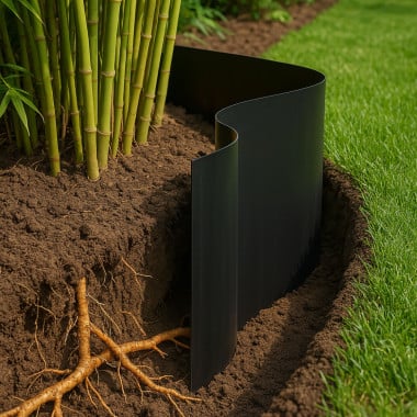 Barrière anti rhizome, racines, bambous rouleau de 5 mètres