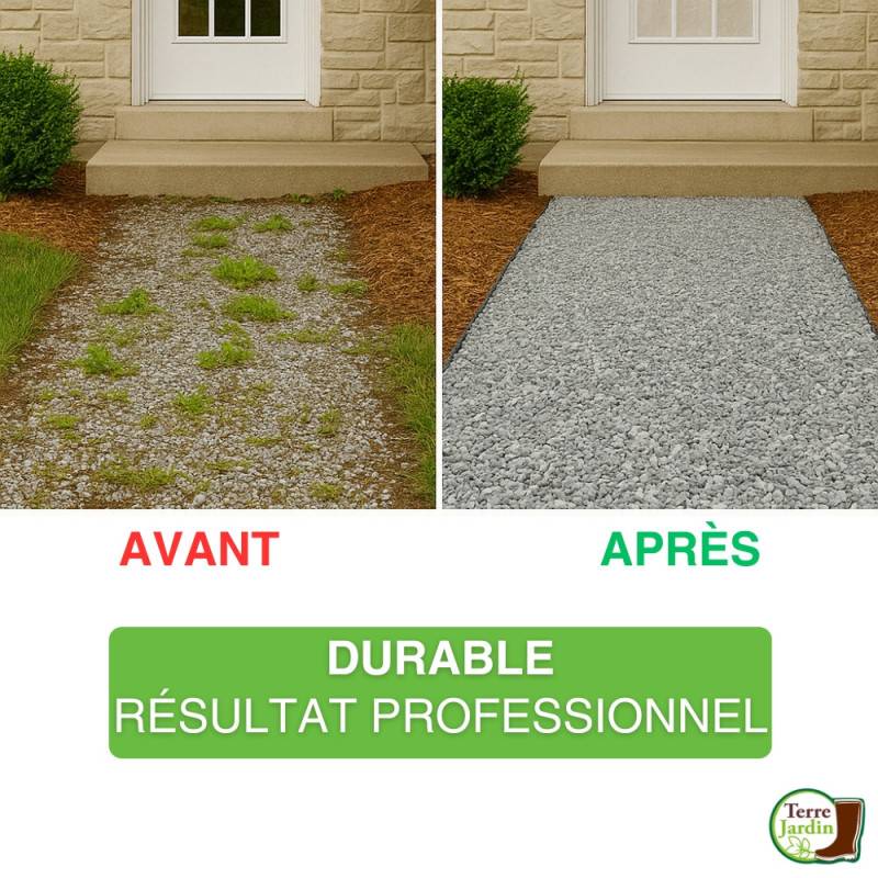 Rouleau géotextile 10 mètres 150g/m2, Lot de 3