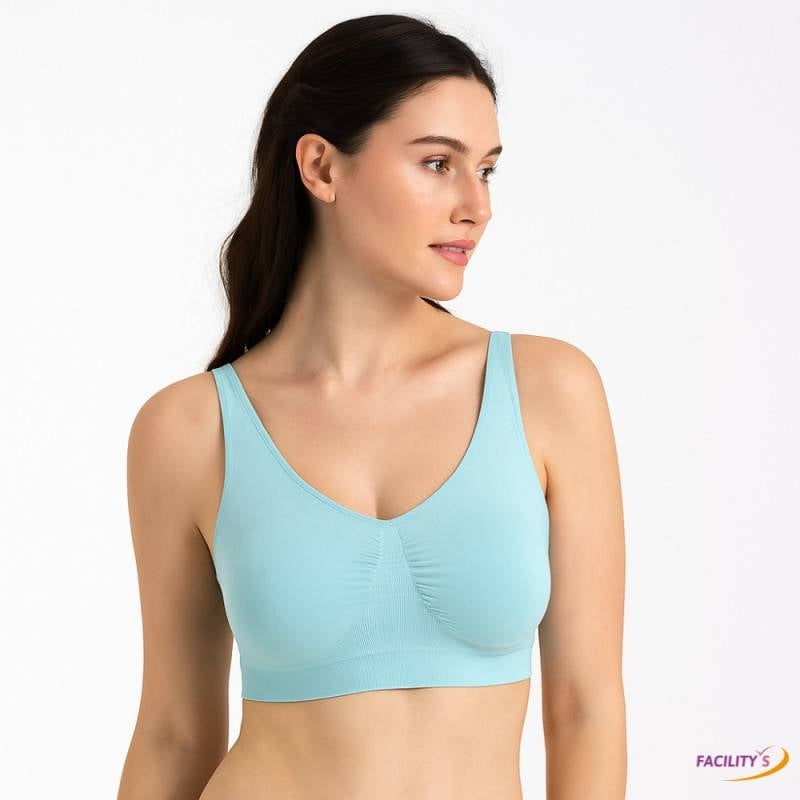 Soutien gorge sans armature Push Up Beauty Bra Pastel x3