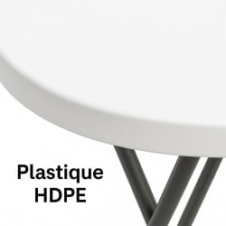 Table mange debout pliante
