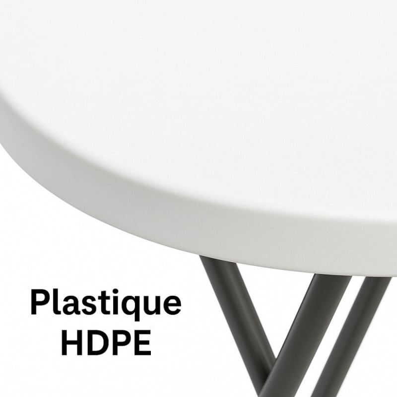 Table mange debout pliante