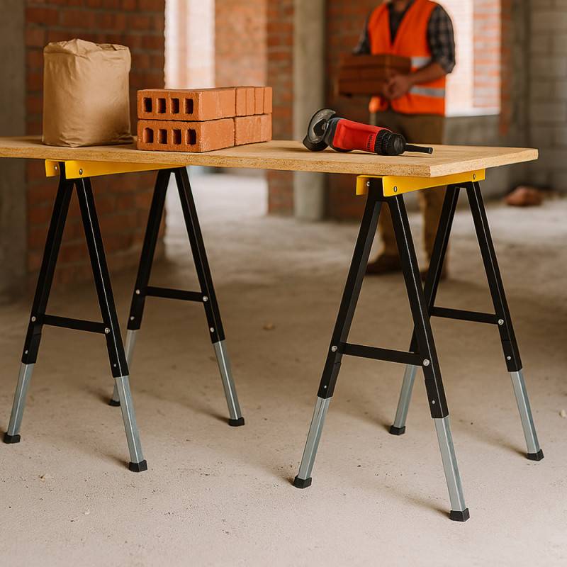 Tréteaux réglables télescopiques - Vendu par 2