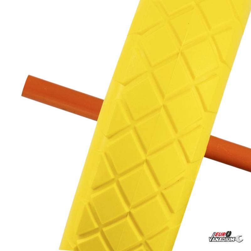 Roue de brouette pleine increvable diamètre 360 mm avec axe diamètre 20 mm