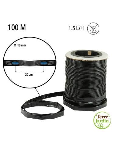Tuyau d'Irrigation Goutte à Goutte 100m - Ø 16mm : Arrosage Optimal