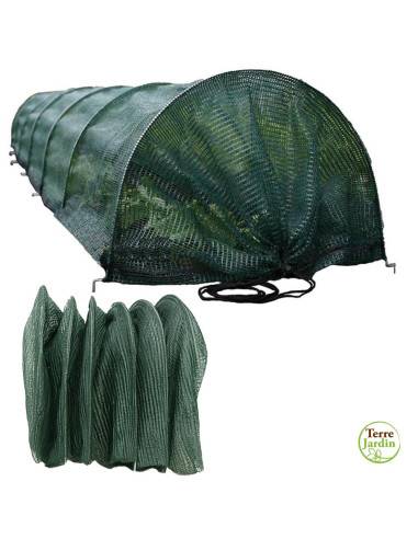 Tunnel de Jardin Ombrage Accordéon : Protection Solaire et Anti-Nuisibles Réglable