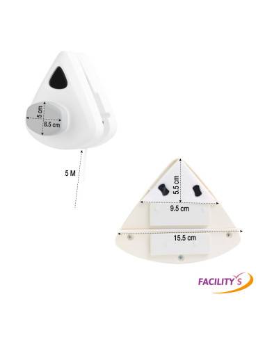 Nettoyeur de vitres magnétique double face