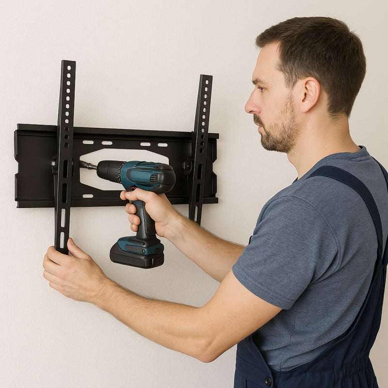 Support mural TV extensible 177 cm