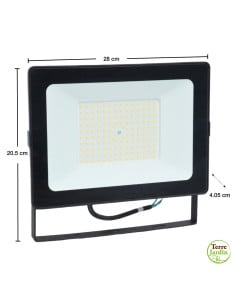 Projecteur LED extérieur 100W 10000 lumens IP65