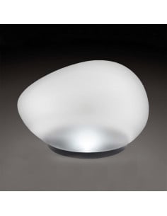 Galet lumineux solaire extérieur – décoration LED blanc froid