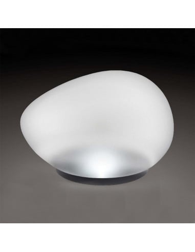 Galet lumineux solaire extérieur – décoration LED blanc froid