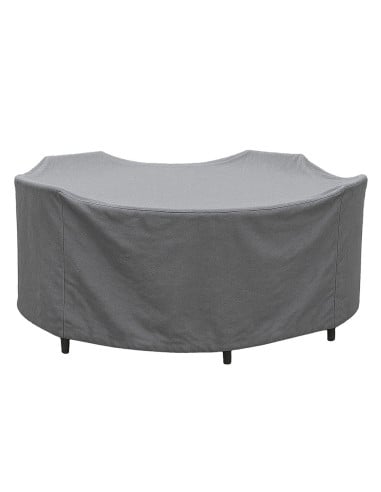 Housse polyester 600D enduit PVC pour table ronde Ø184 x H120 cm