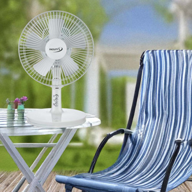 Ventilateur solaire et électrique 2 en 1 – diamètre 27 cm